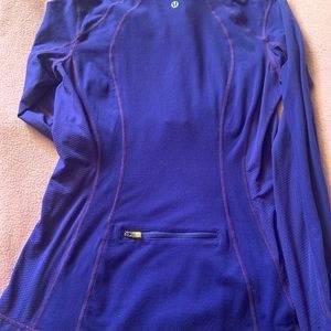 Lululemon size 8 purple long sleeve